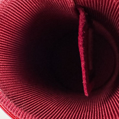 Chanel Patent Leather Matelasse Coco Mark Chain Strap Lip Case Necklace Red