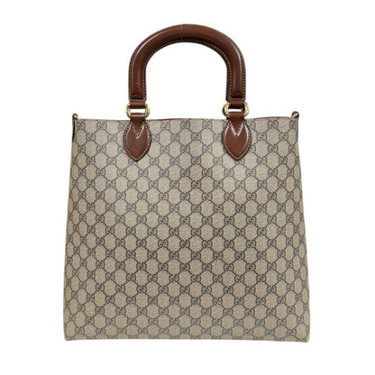 Gucci GG Supreme Sherry Line Shoulder Bag GG Supreme Canvas 432126 Beige Ladies