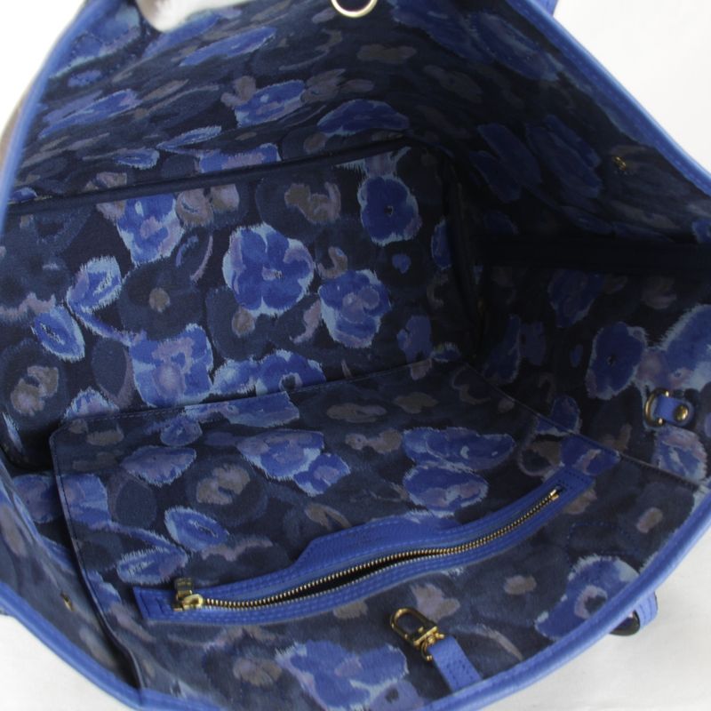 Louis Vuitton Neverfull MM Ikat Flower M40938 Tote Bag Monogram Canvas Brown