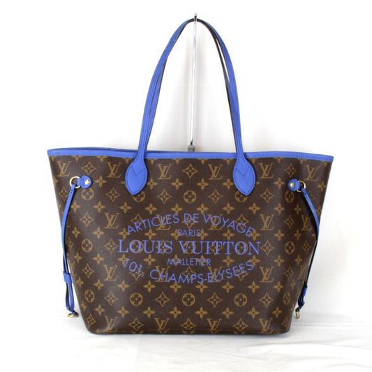 Louis Vuitton Neverfull MM Ikat Flower M40938 Tote Bag Monogram Canvas Brown