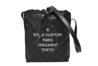 Louis Vuitton Monogram Eclipse Fragment Nano Shoulder Bag Black