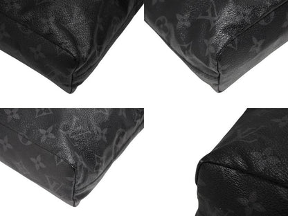 Louis Vuitton Monogram Eclipse Fragment Nano Shoulder Bag Black — view 6