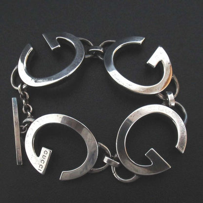 Gucci Tom Ford Period G Logo Bracelet 925sv Silver Men Women Used