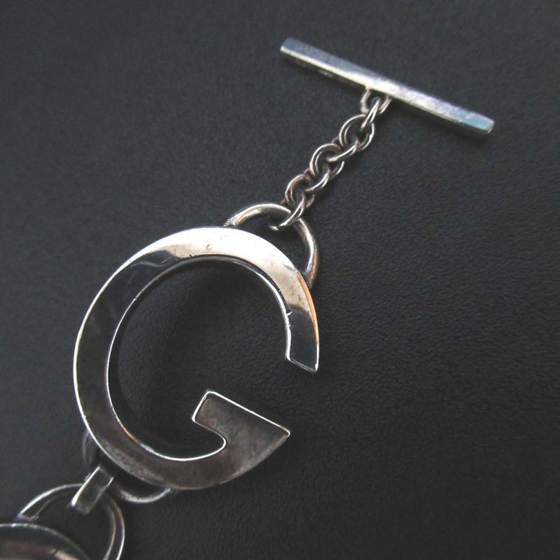 Gucci Tom Ford Period G Logo Bracelet 925sv Silver Men Women Used