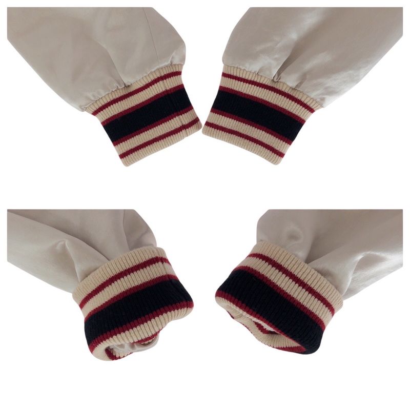 Gucci GG Size 44 Navy White Red Acetate/rayon/polyester 575315 Zabzr Stadium