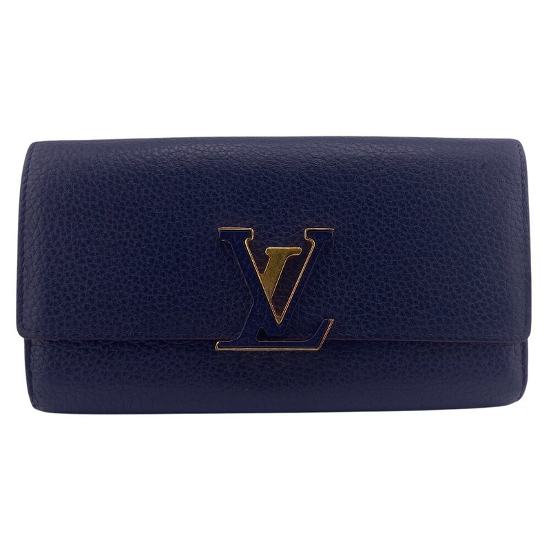 Louis Vuitton M63739 Portefeuille Capucines Flap Long Wallet Branded Card
