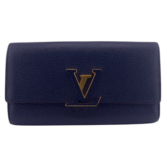 Louis Vuitton M63739 Portefeuille Capucines Flap Long Wallet Branded Card