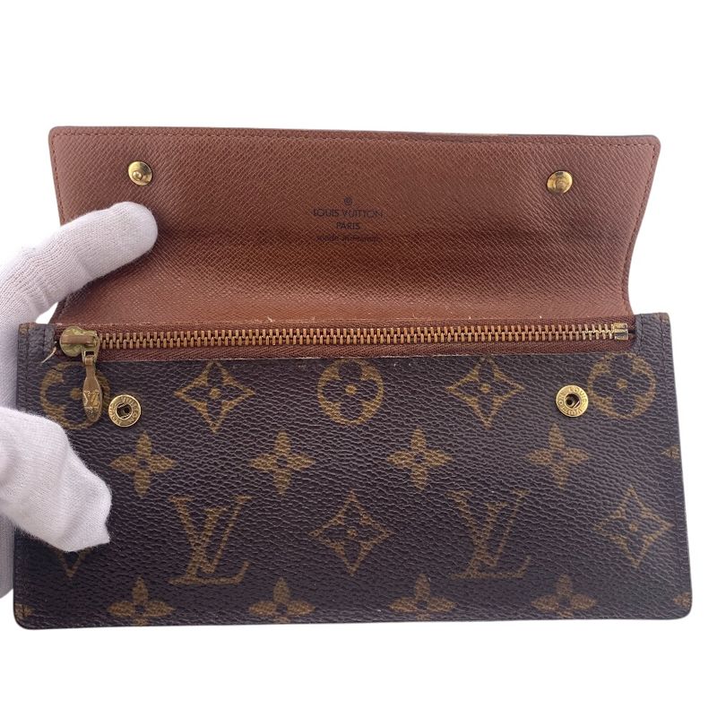 Louis Vuitton M58008 Portefeuille Accordion Monogram Long Wallet Brand Card