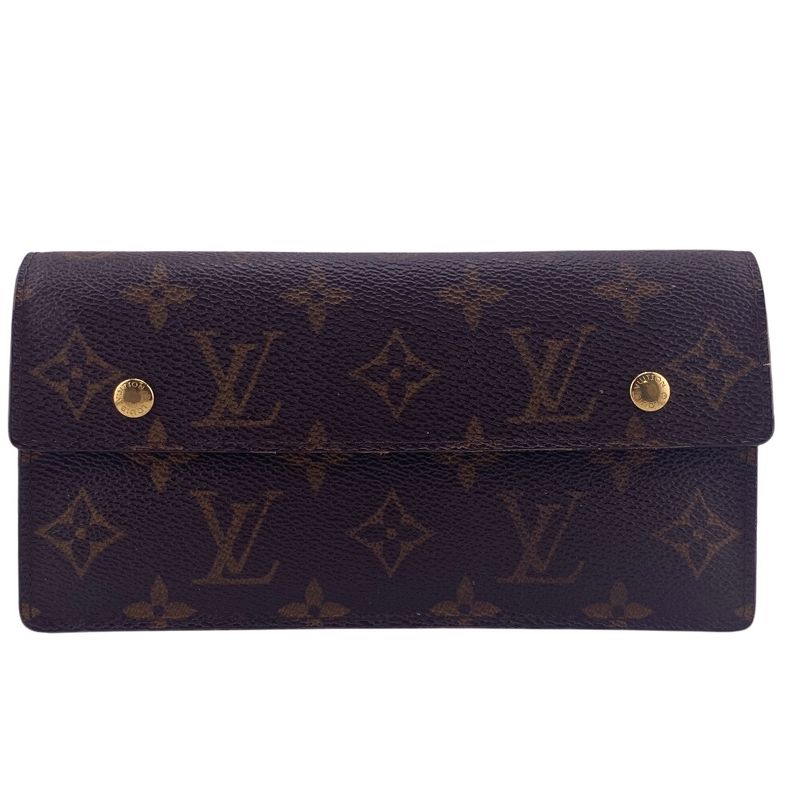 Louis Vuitton M58008 Portefeuille Accordion Monogram Long Wallet Brand Card