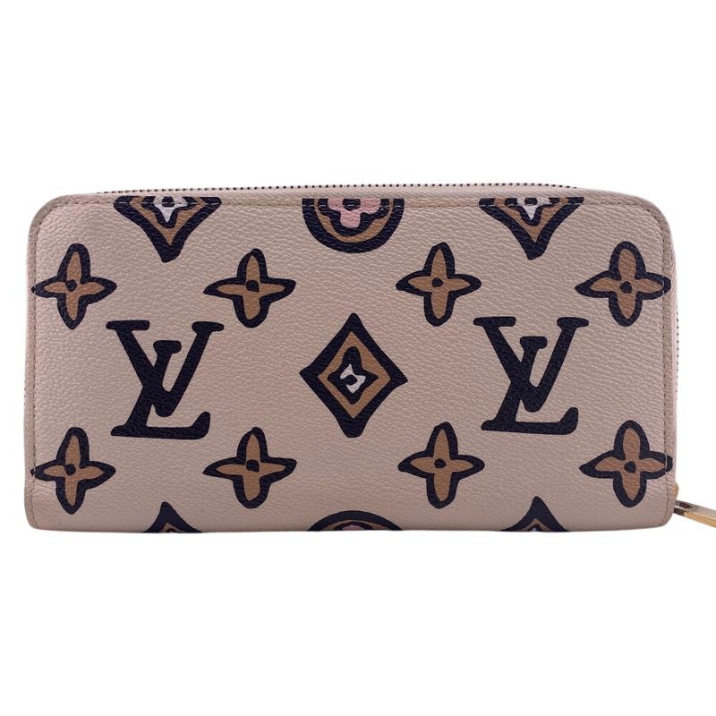 Louis Vuitton M80676 Zippy Wallet Wild At Heart Long Wallet Branded Card Holder