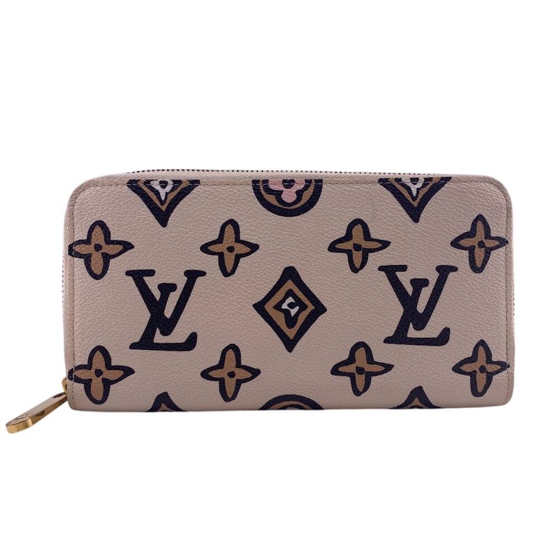 Louis Vuitton M80676 Zippy Wallet Wild At Heart Long Wallet Branded Card Holder