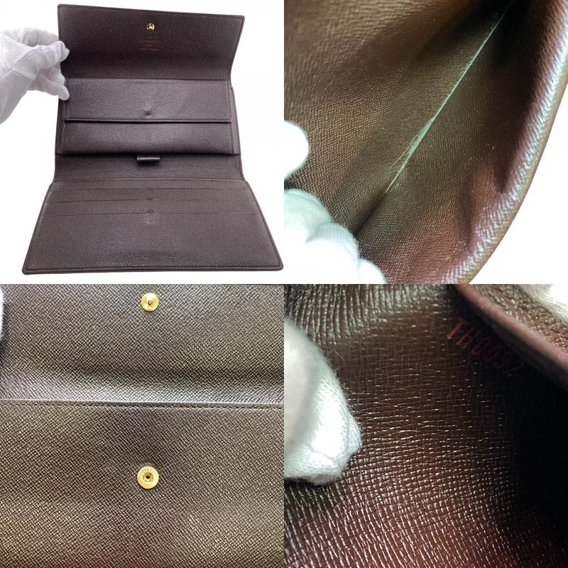 Louis Vuitton N61217 Portefeuille International Damier Long Wallet Brand Card