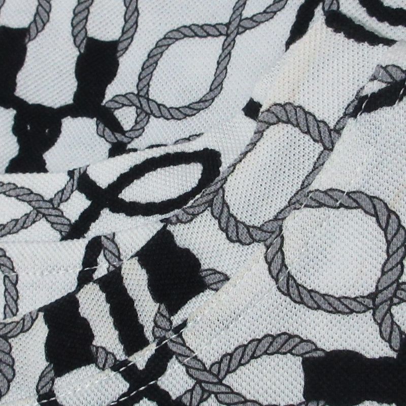 Good Hermes Cordriere Print Short Sleeve Micro T-Shirt Size 38 White Women's