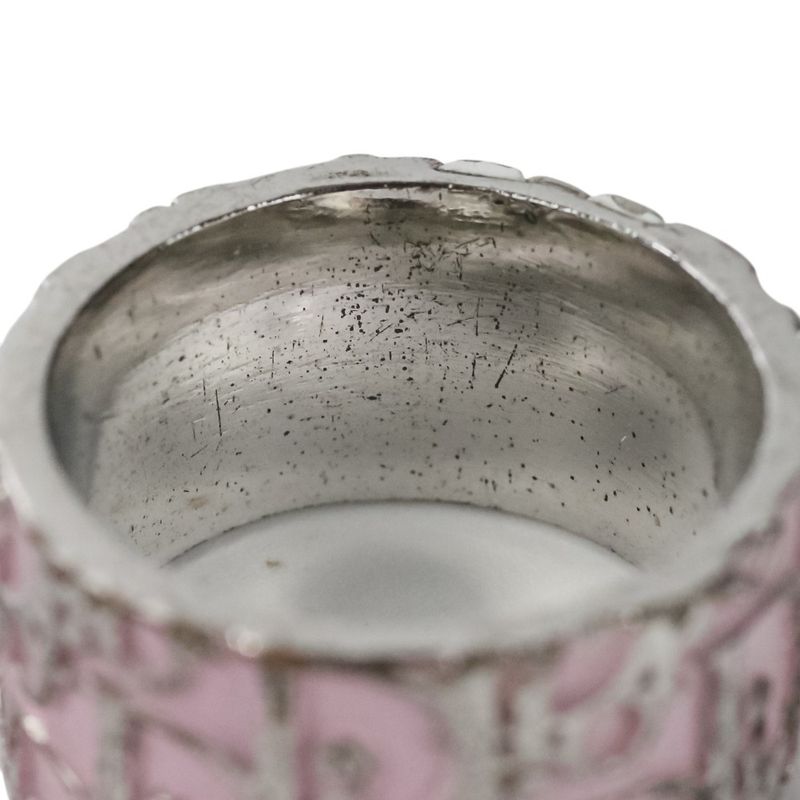 Good Christian Dior Trotter Ring Size 6 Size 11 Pink Women's Used