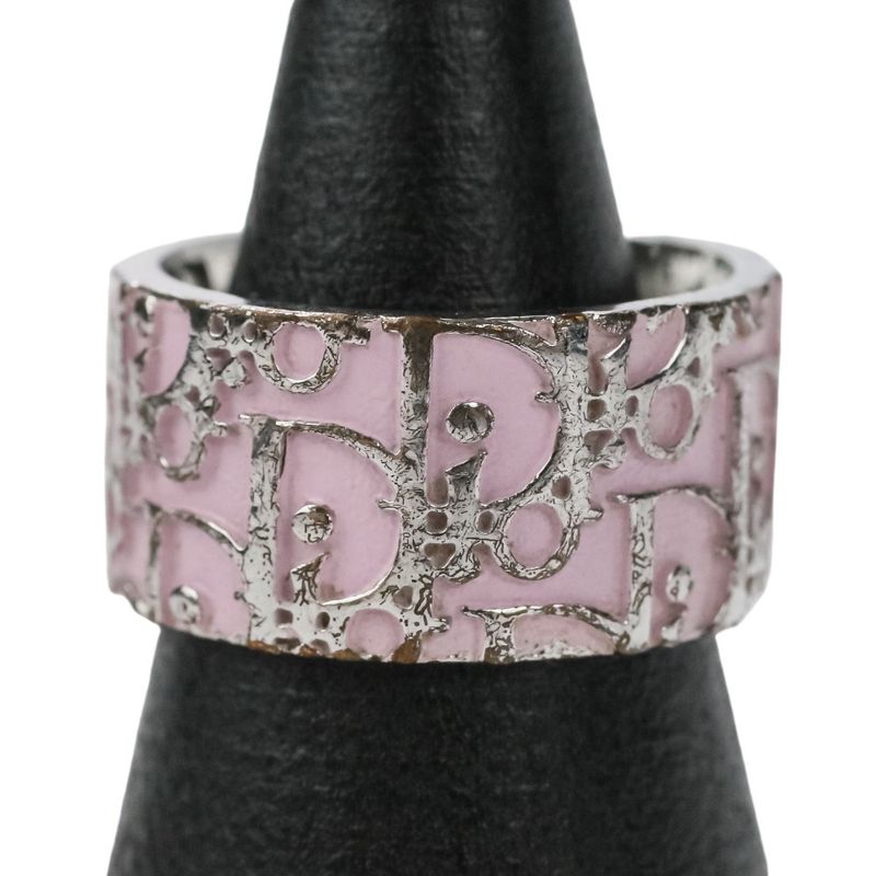 Good Christian Dior Trotter Ring Size 6 Size 11 Pink Women's Used