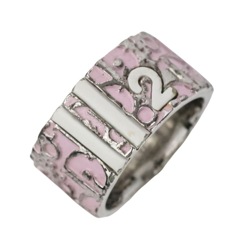 Good Christian Dior Trotter Ring Size 6 Size 11 Pink Women's Used