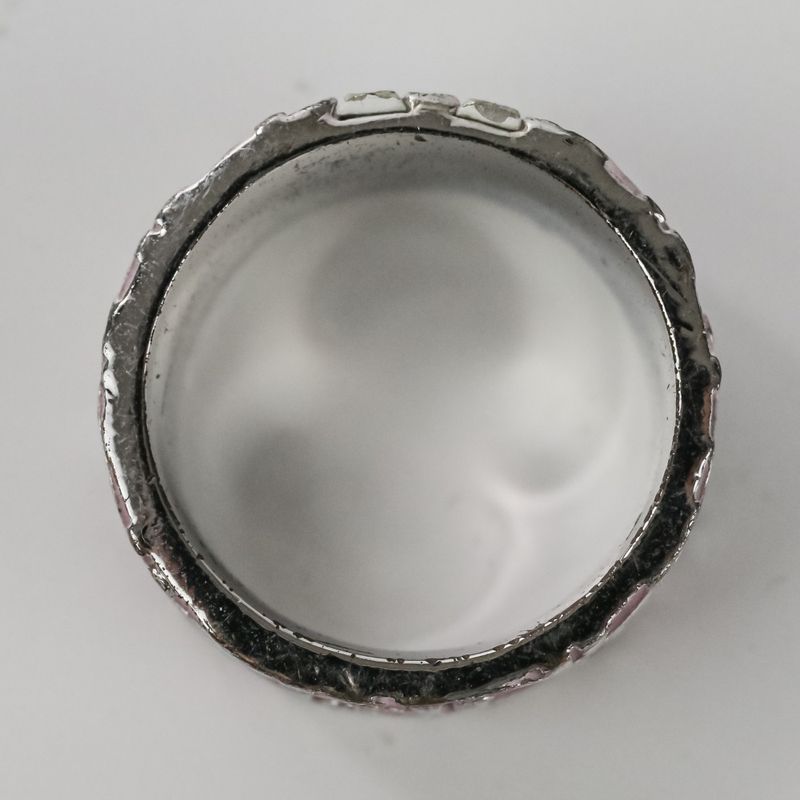 Good Christian Dior Trotter Ring Size 6 Size 11 Pink Women's Used