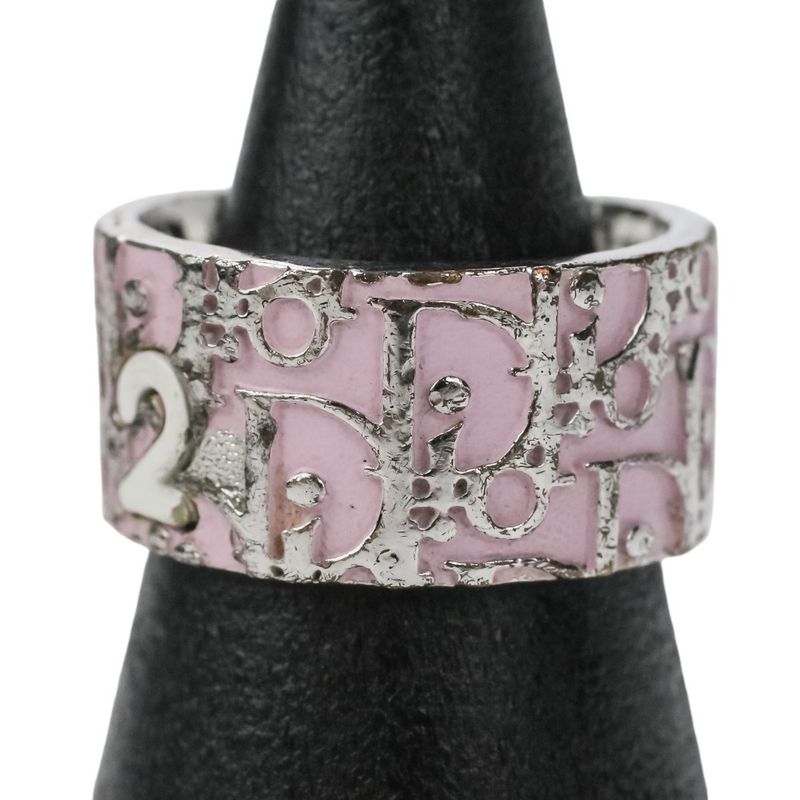 Good Christian Dior Trotter Ring Size 6 Size 11 Pink Women's Used