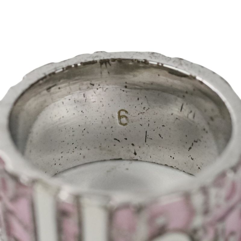 Good Christian Dior Trotter Ring Size 6 Size 11 Pink Women's Used