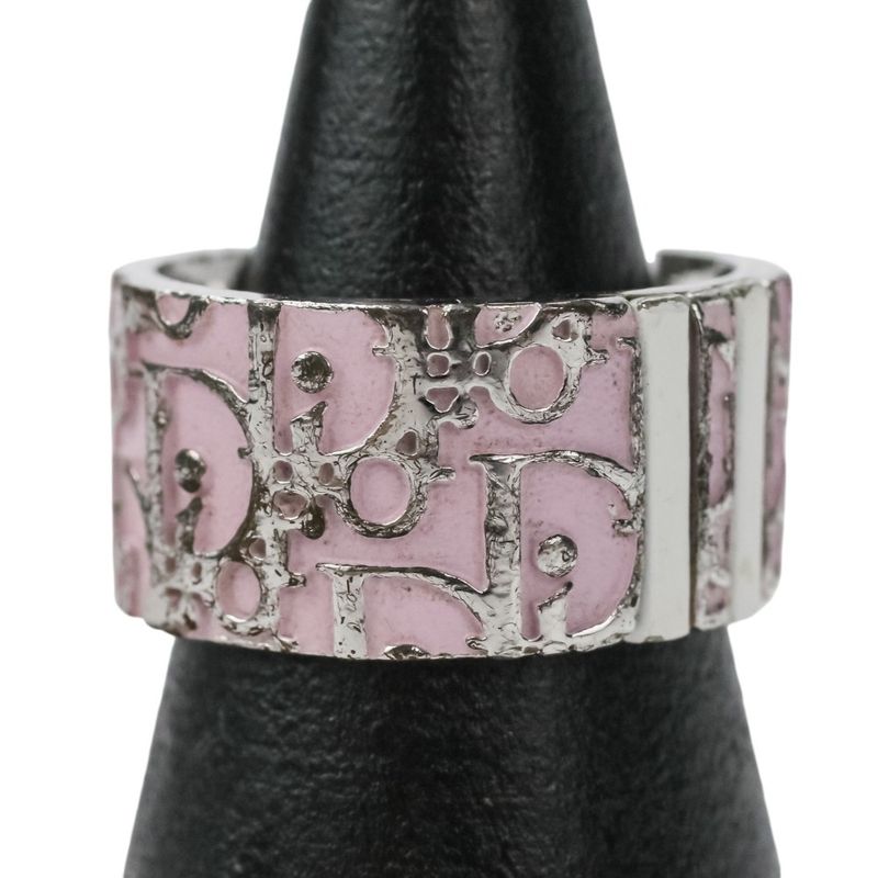 Good Christian Dior Trotter Ring Size 6 Size 11 Pink Women's Used