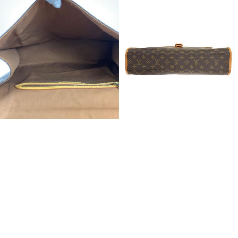 Louis Vuitton Monogram Beverly MM Brown PVC M51120 Business Bag 2way Crossbody