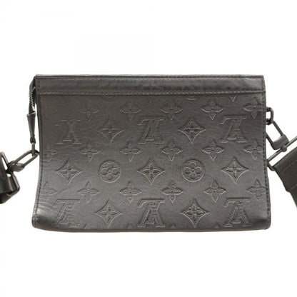 Louis Vuitton Shoulder Bag Monogram Shadow Gaston Wearable Wallet M81115 Black