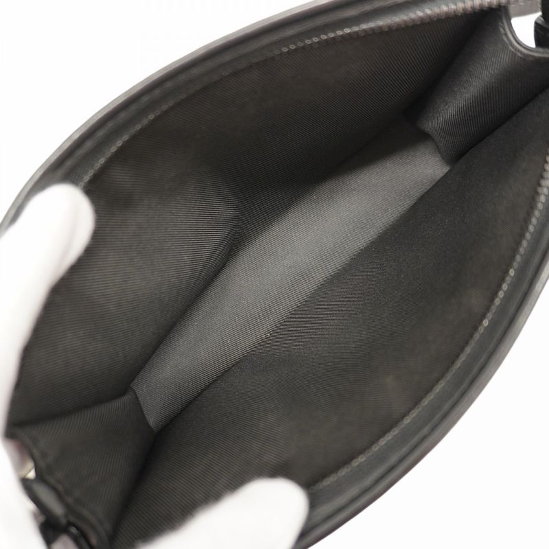 Louis Vuitton Shoulder Bag Monogram Shadow Gaston Wearable Wallet M81115 Black