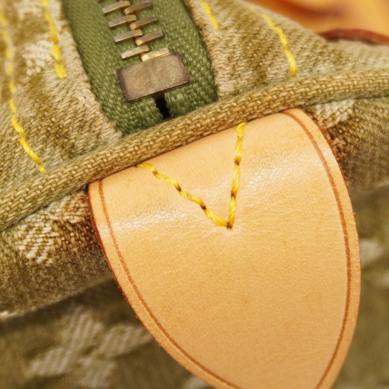 Louis Vuitton Handbag Monogram Denim Neo Speedy M95215 Khaki Women's