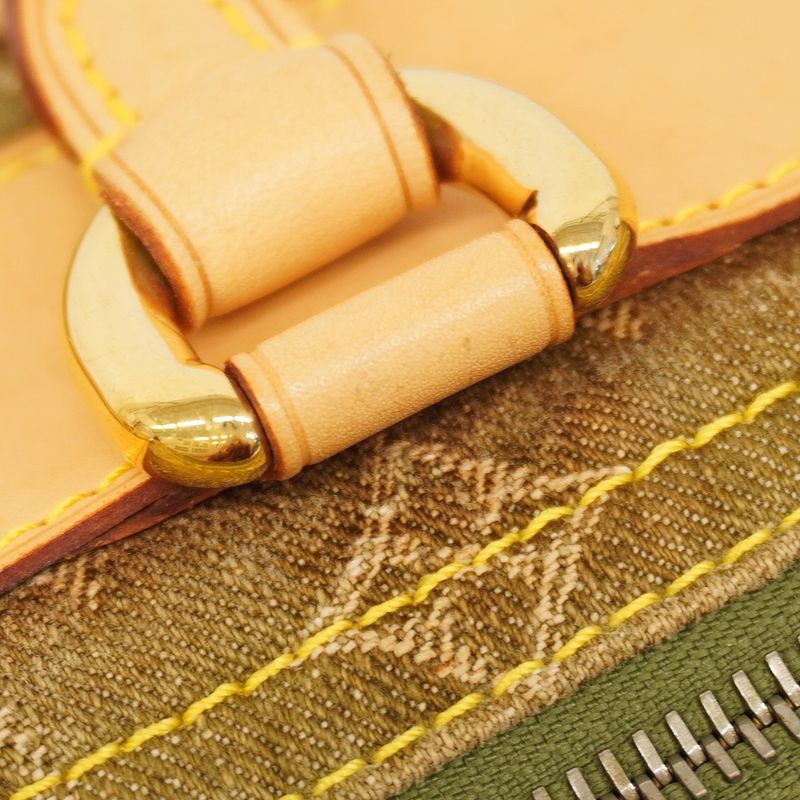 Louis Vuitton Handbag Monogram Denim Neo Speedy M95215 Khaki Women's