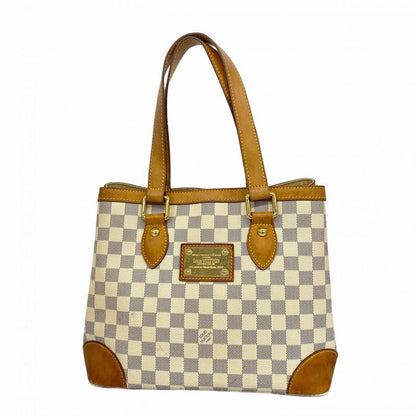 Louis Vuitton Tote Bag Damier Azure Hampstead PM N51207 White Women's