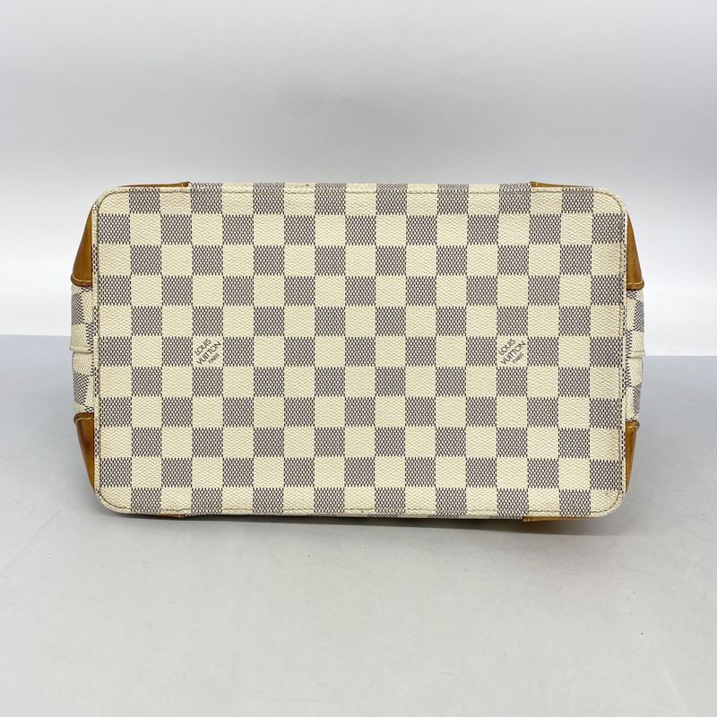 Louis Vuitton Tote Bag Damier Azure Hampstead PM N51207 White Women's