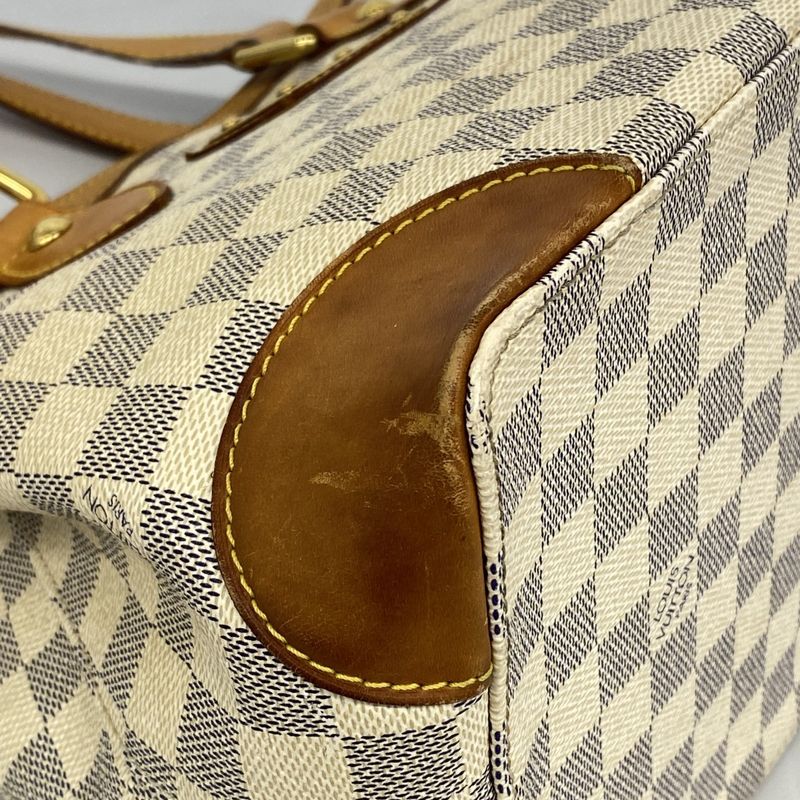 Louis Vuitton Tote Bag Damier Azure Hampstead PM N51207 White Women's