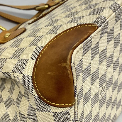 Louis Vuitton Tote Bag Damier Azure Hampstead PM N51207 White Women's