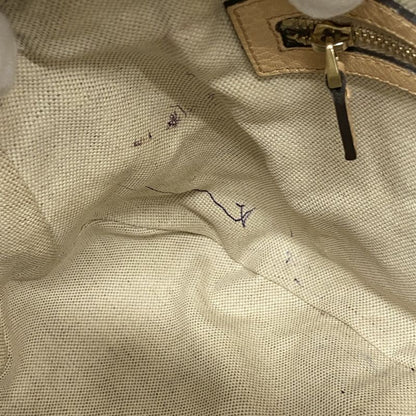 Gucci Handbag Guccissima Horsebit 247286 Leather Beige Chien Pan Gold Hardware