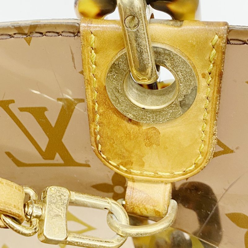 Louis Vuitton Tote Bag Monogram Vinyl Cabas Ambre MM M92501 Brown Ladies