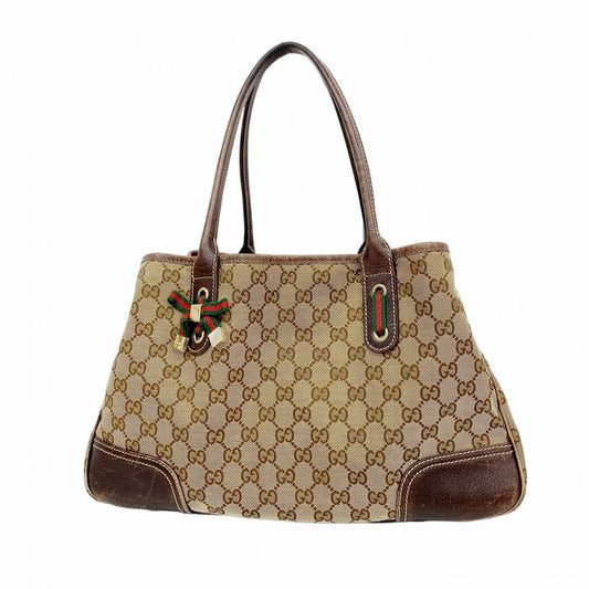 Gucci Tote Bag GG Canvas/sherry Line 163805 Canvas Brown Chien Pan Gold