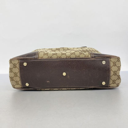 Gucci Tote Bag GG Canvas/sherry Line 163805 Canvas Brown Chien Pan Gold