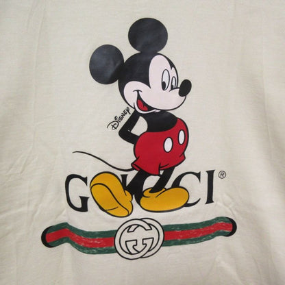 Good Gucci Disney Collaboration Mickey Logo Print Short Sleeve Oversized