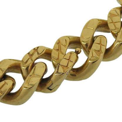 Celine Eddie Period Chain Bracelet GP Gold Color Women's Used