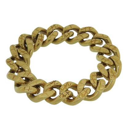 Celine Eddie Period Chain Bracelet GP Gold Color Women's Used