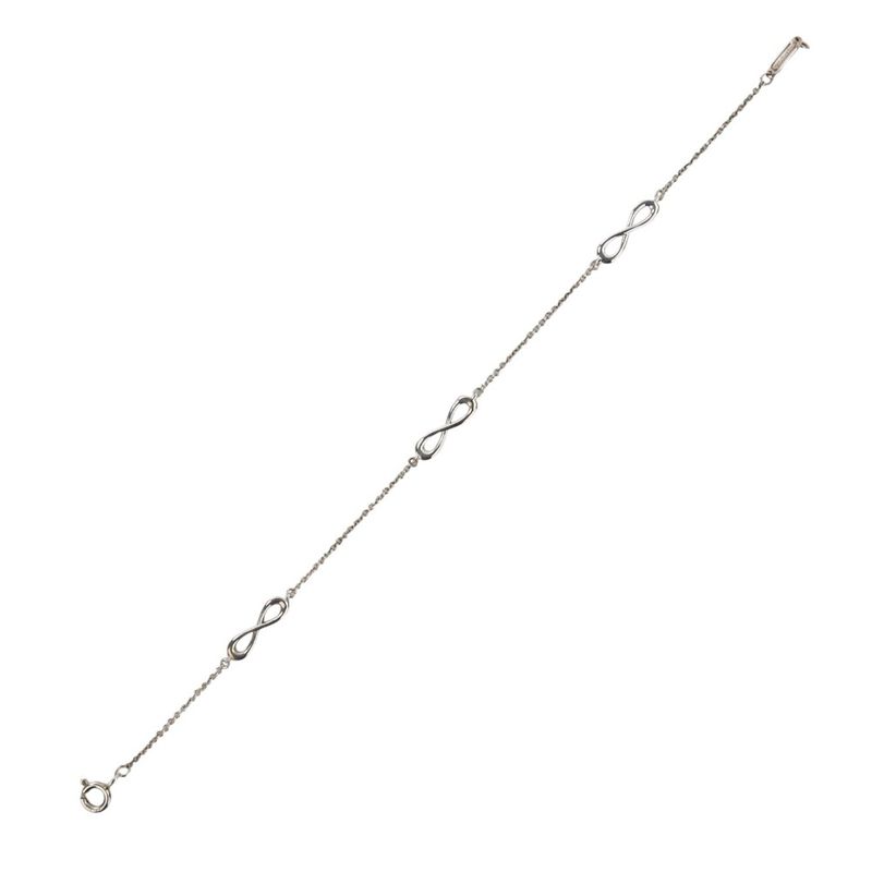 Tiffany & Co Tiffany & Co Infinity Endless Chain Bracelet Sv925 Size S Silver