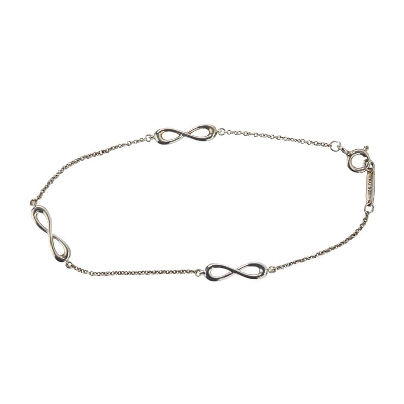 Tiffany & Co Tiffany & Co Infinity Endless Chain Bracelet Sv925 Size S Silver