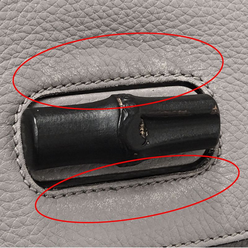 Gucci Bag Women's Brand Handbag Shoulder Bag 2way Leather Bamboo Daily Medium