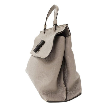 Gucci Bag Women's Brand Handbag Shoulder Bag 2way Leather Bamboo Daily Medium