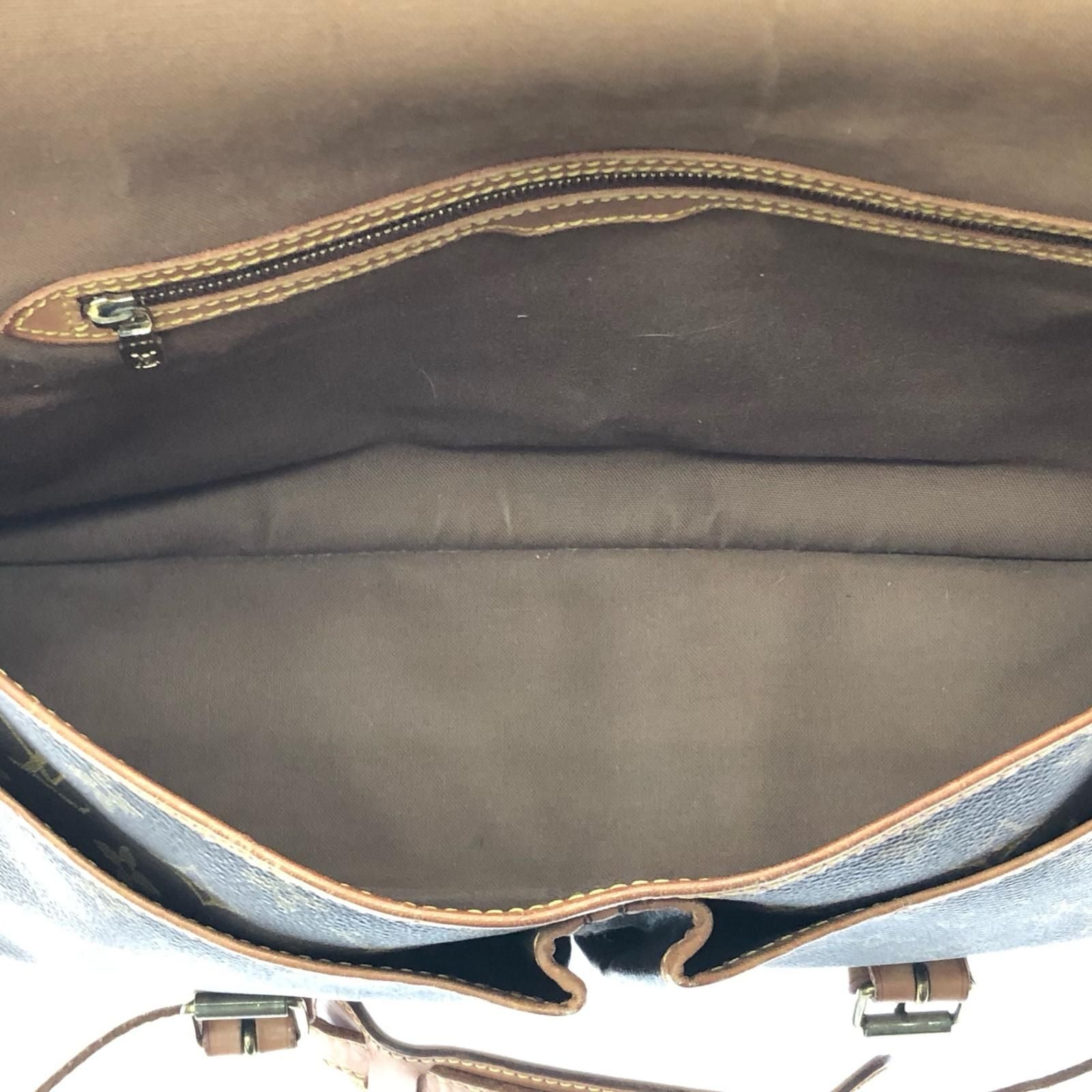 Louis Vuitton Unisex Shoulder Bag Monogram Gibess Ière GM M42246 Brown