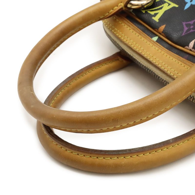 Louis Vuitton Monogram Multicolor Priscilla Handbag Mini Bag Noir Black M40097