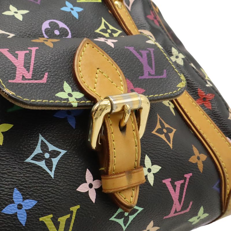 Louis Vuitton Monogram Multicolor Priscilla Handbag Mini Bag Noir Black M40097