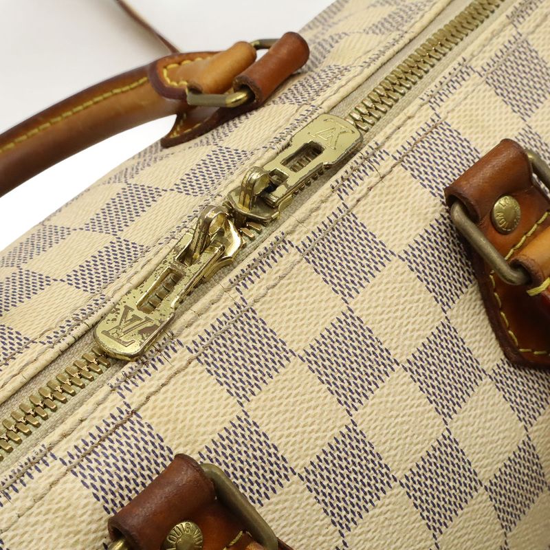 Louis Vuitton Damier Azure Speedy Bandoliere 25 Handbag Boston Bag 2WAY
