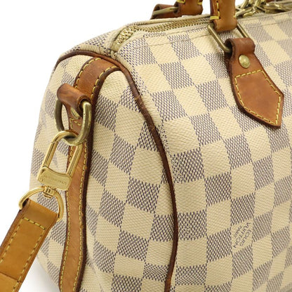 Louis Vuitton Damier Azure Speedy Bandoliere 25 Handbag Boston Bag 2WAY