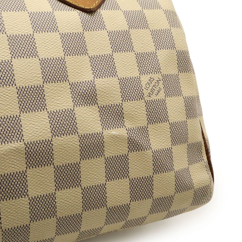 Louis Vuitton Damier Azure Speedy Bandoliere 25 Handbag Boston Bag 2WAY